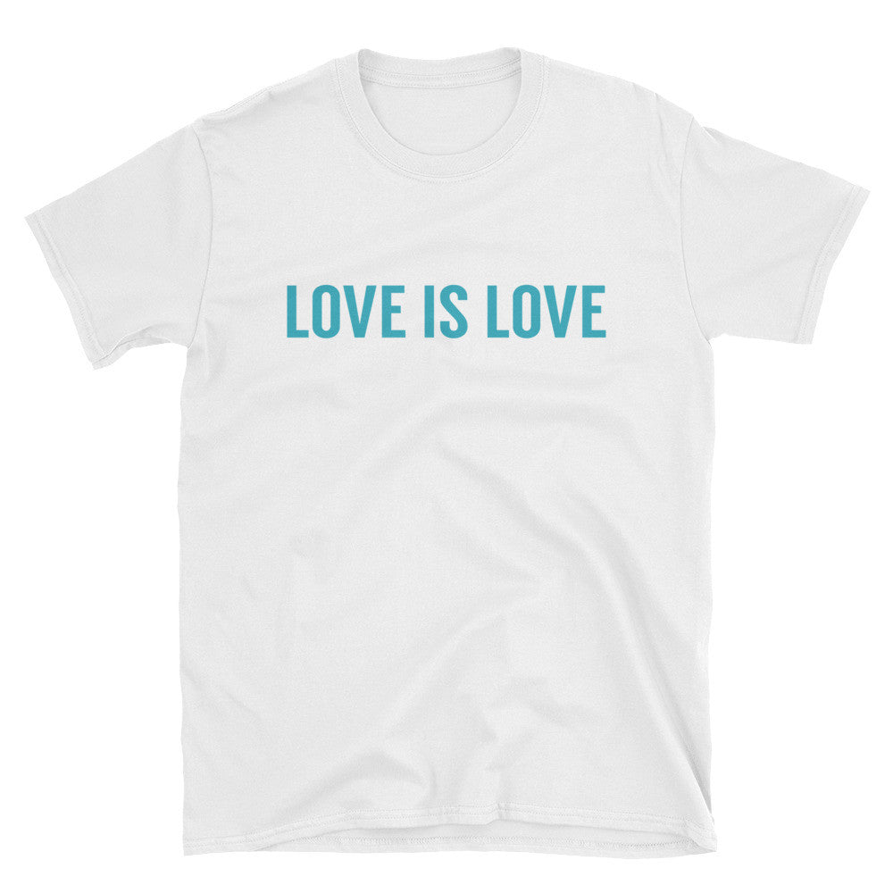 LOVE IS LOVE; even in teal